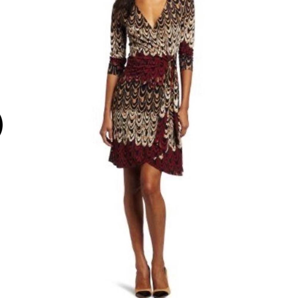 BCBGMAXAZRIA ADELE WRAP DRESS